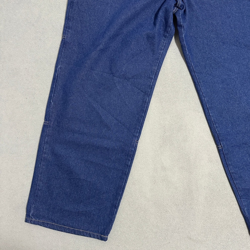 Southpole Baggy Carpenter Jeans Denim Embroidered Logo Blue Mens Size W38 L32 - Picture 10 of 16